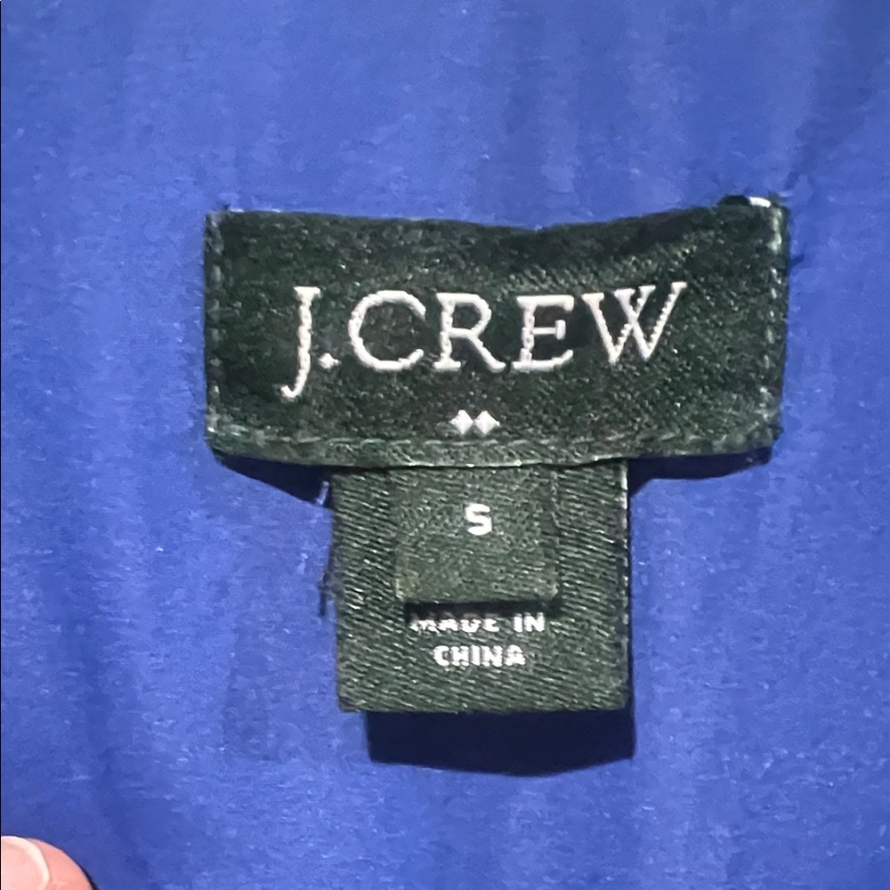 J.Crew Cobalt Blue Quilted Puffer Jacket Size Small Excellent Condition - Picture 2 of 8